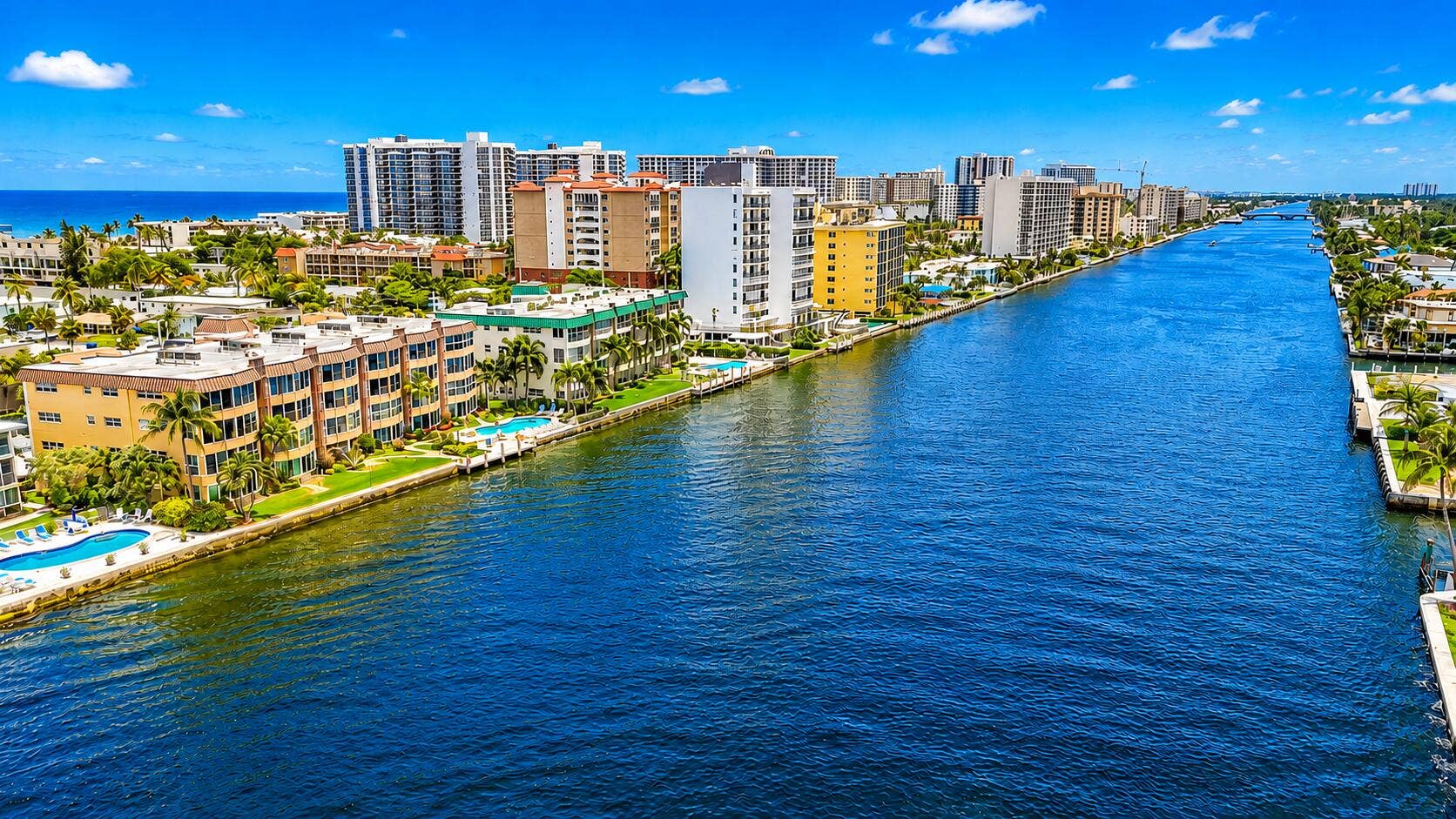 725 N RIVERSIDE Drive, #105, Pompano Beach, FL 33062 Drone
