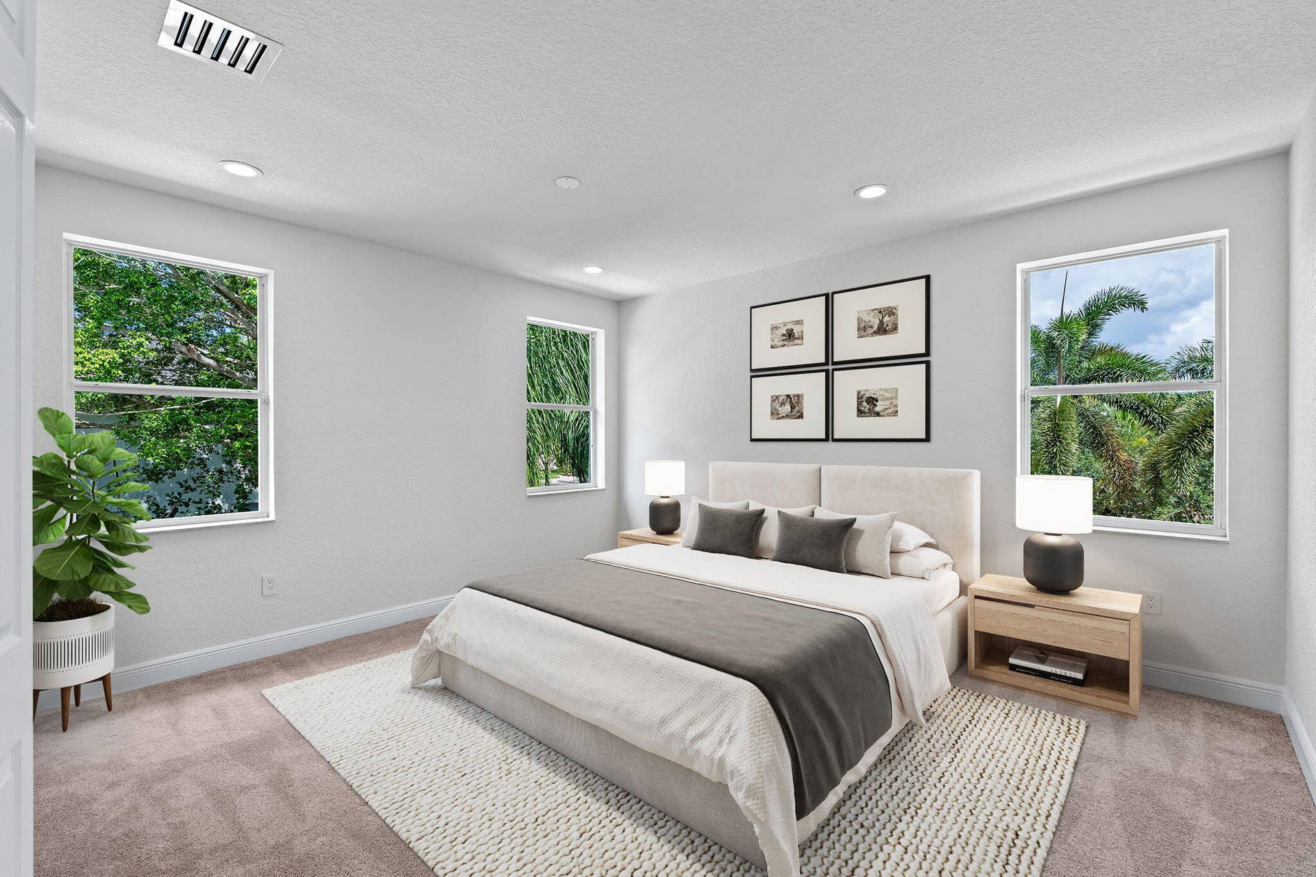 9705 Napoli Woods Lane, Delray Beach, FL 33446 Bedroom 3 virtually staged (2nd floor)