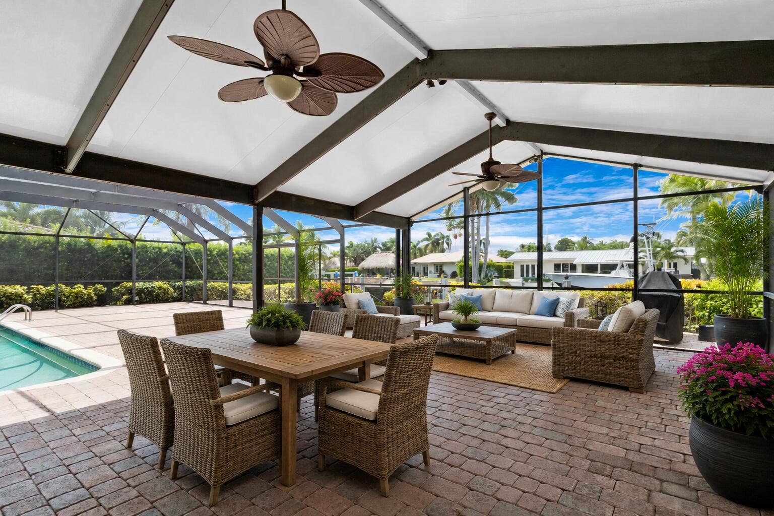 2700 NE 23RD Street, Pompano Beach, FL 33062 Virtually Staged Patio