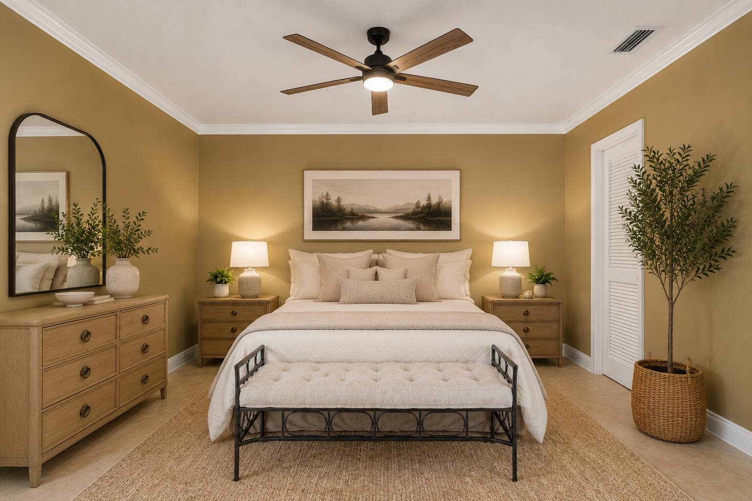 2700 NE 23RD Street, Pompano Beach, FL 33062 Virtually Staged Primary Bedroom