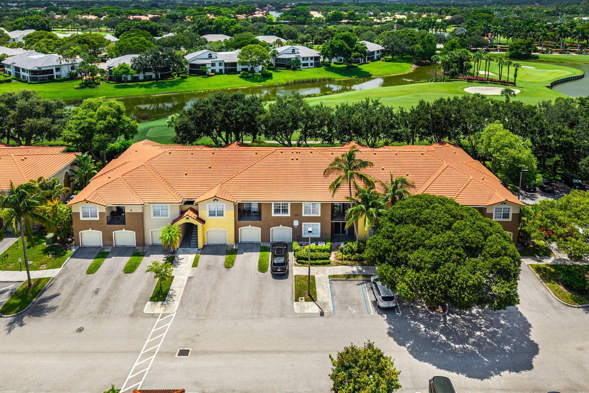 15085 Michelangelo Boulevard, #207, Delray Beach, FL 33446 Building Front Aerial