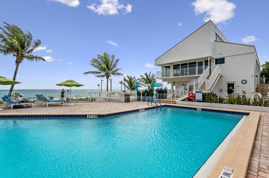 4600 S Ocean Boulevard, #301, Highland Beach, FL 33487 beach club pool