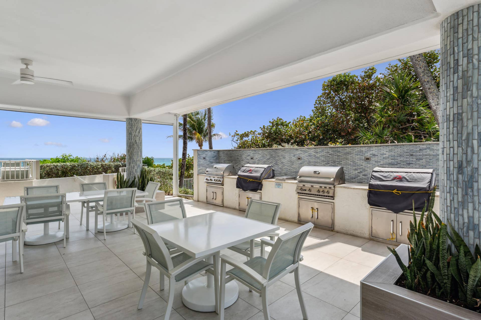 4600 S Ocean Boulevard, #301, Highland Beach, FL 33487 Private beach club grills