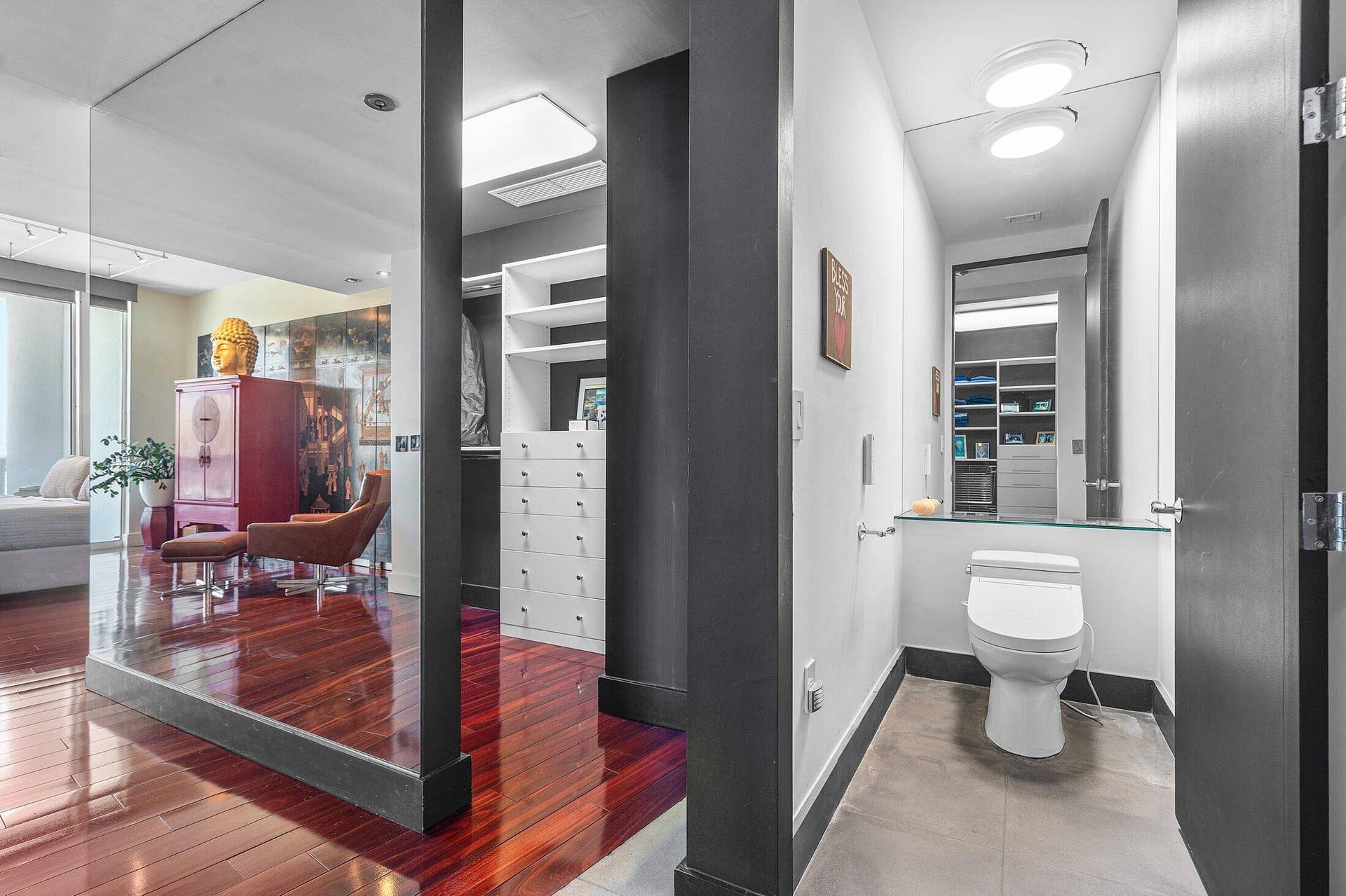 715 Bayshore Drive, #Ph4, Fort Lauderdale, FL 33304 Primary Suite - Closet 2 and Toilet Room