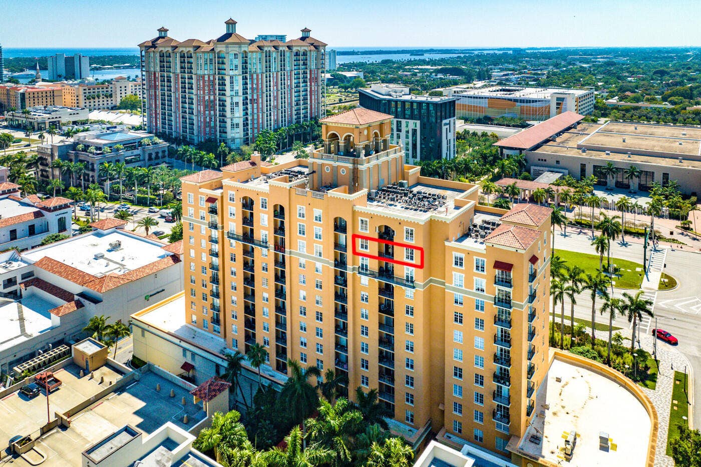 651 Okeechobee Boulevard, #1104, West Palm Beach, West Palm Beach, FL 33401 building balcony