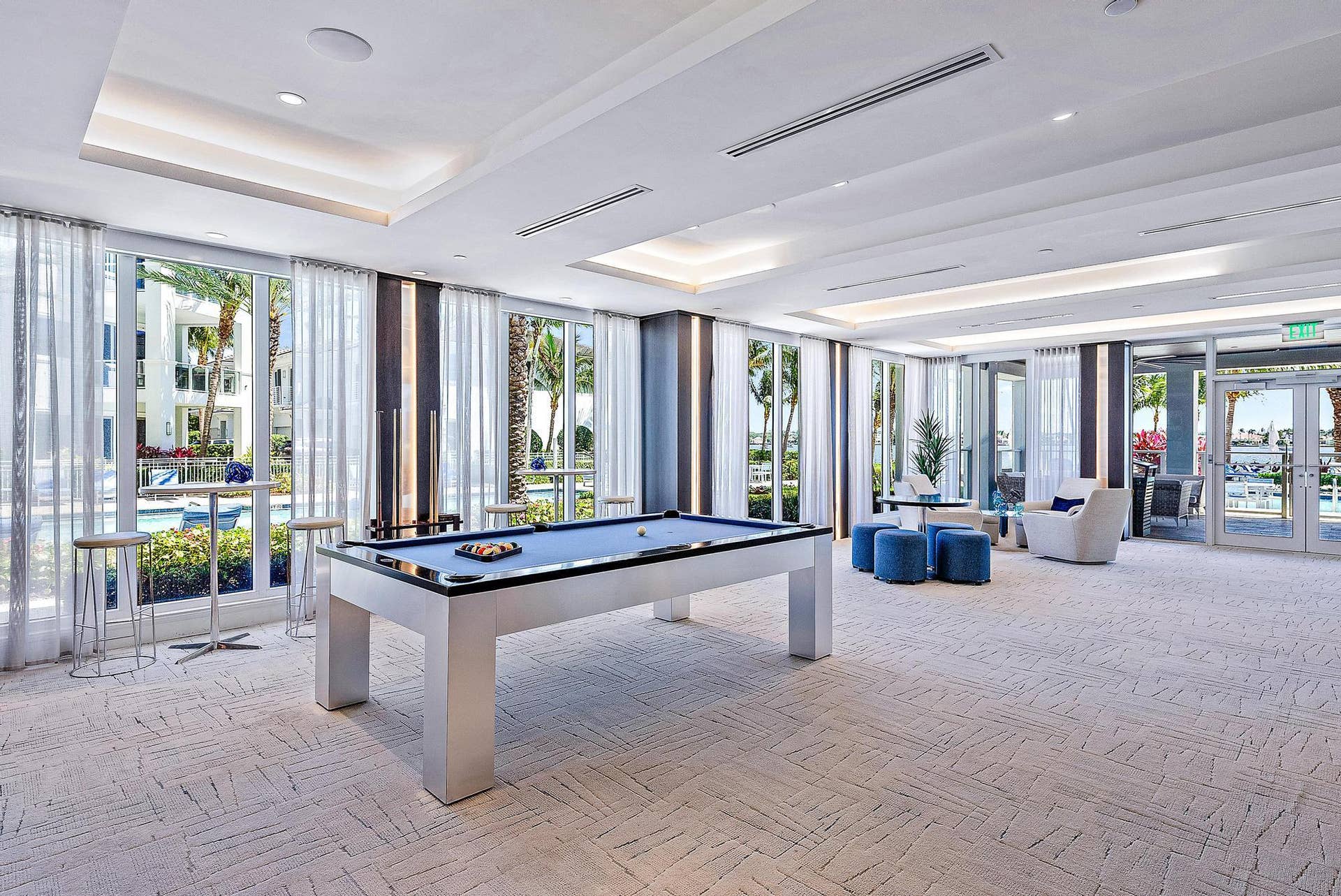 1 Water Club Way, #1604, North Palm Beach, FL 33408 Billiards Lounge