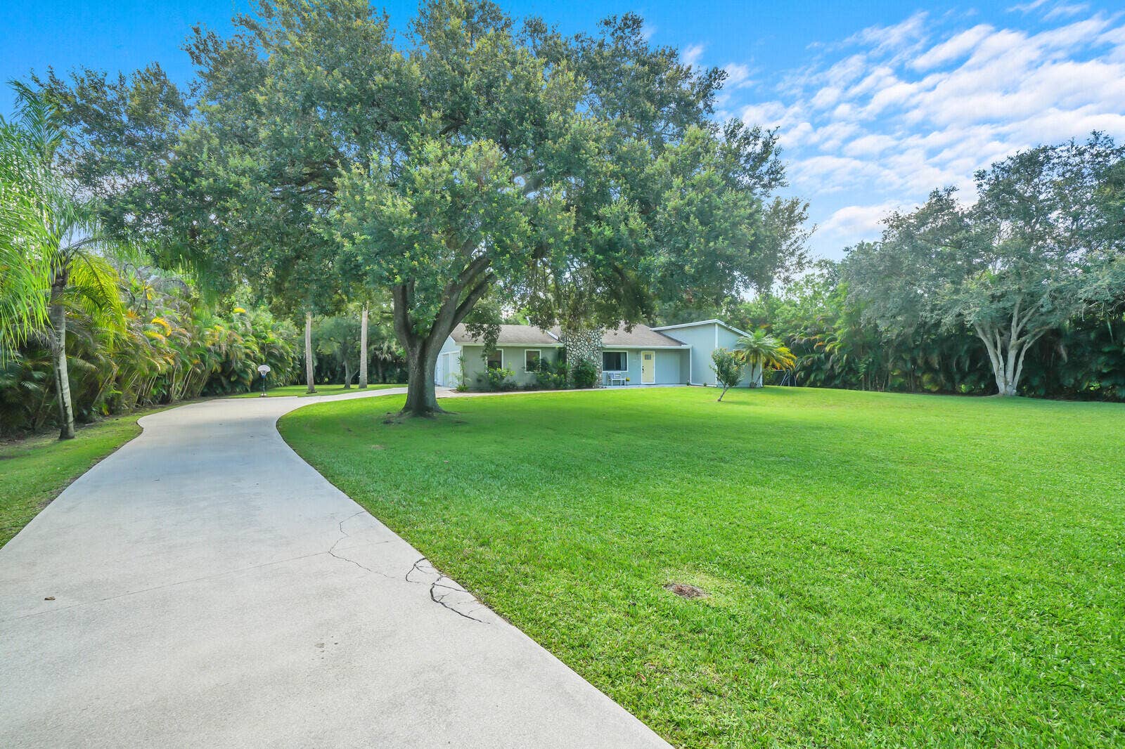 driveway and house 17644