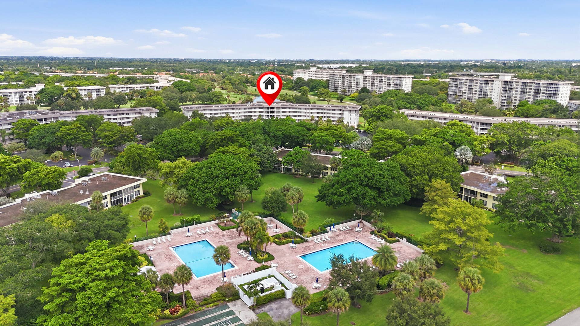 555 Oaks Lane, #303, Pompano Beach, FL 33069 47_aerial view