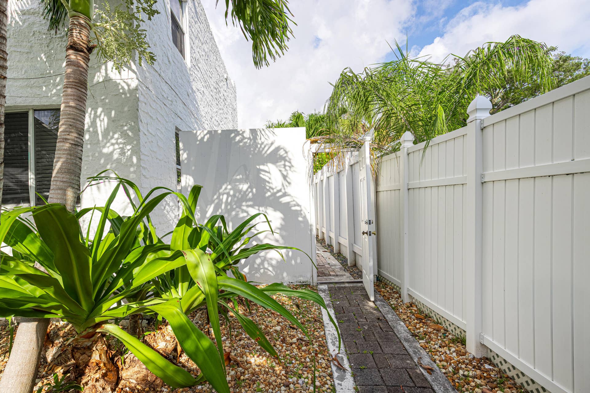 110 NE 16th Terrace, #1, Fort Lauderdale, FL 33301 Private side patio for unit 1. Come and make it your own with plants and flowers.