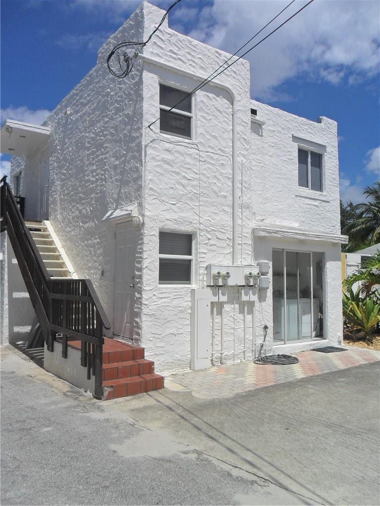 110 NE 16th Terrace, #1, Fort Lauderdale, FL 33301 Washer and dryer in back of the building. Included in rent and shared with units 1 and 2.