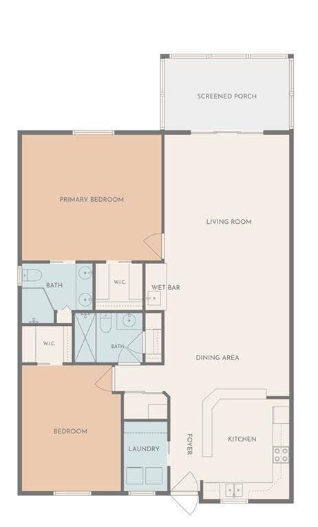 711 Hummingbird Way, #201, North Palm Beach, FL 33408 Floor plan #201