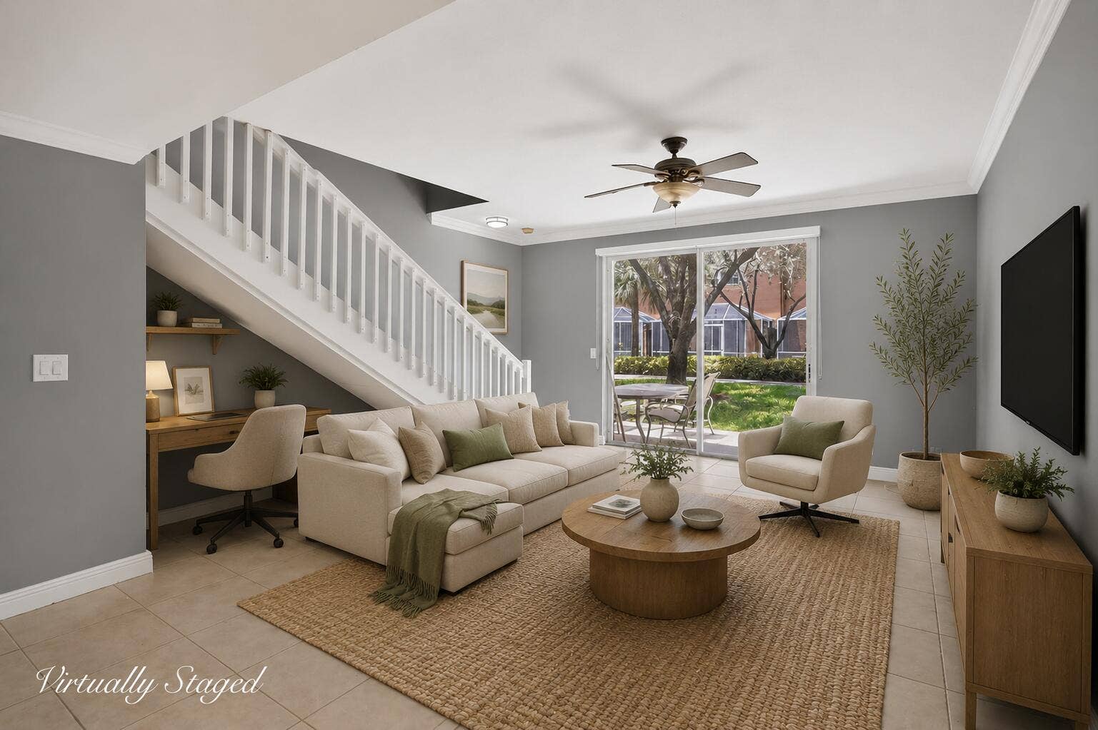 1603 Barcelona Way, #3-32, Weston, FL 33327 Living Room Staged