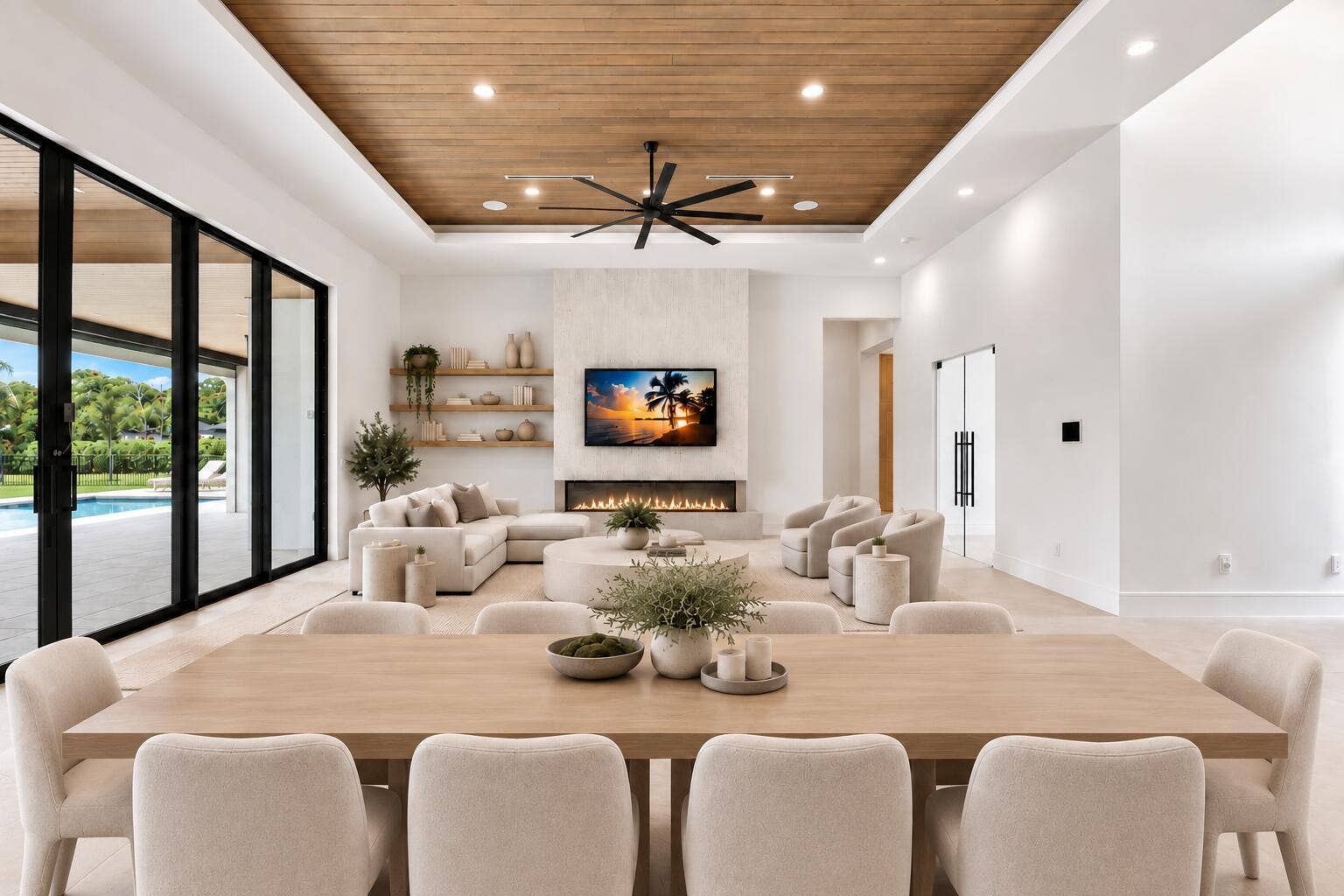 5593 Reynolds Road, Lake Worth, FL 33449 Virtually Staged dinning/ living room