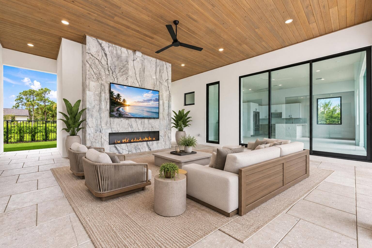 5593 Reynolds Road, Lake Worth, FL 33449 Virtually Staged Loggia