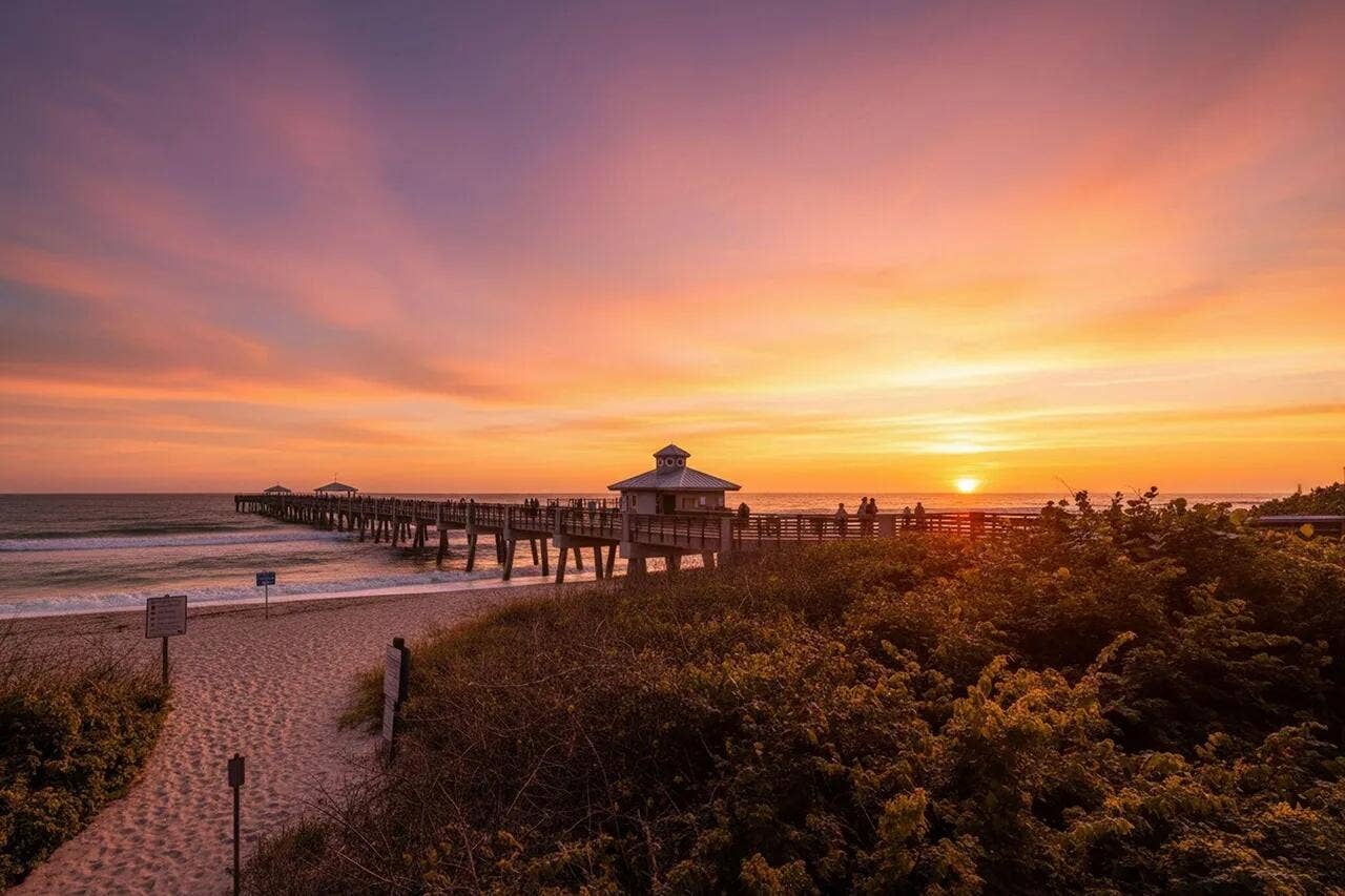 444 ZEPHYR Way, Juno Beach, FL 33408 Juno Pier Sunrise - 2 copy