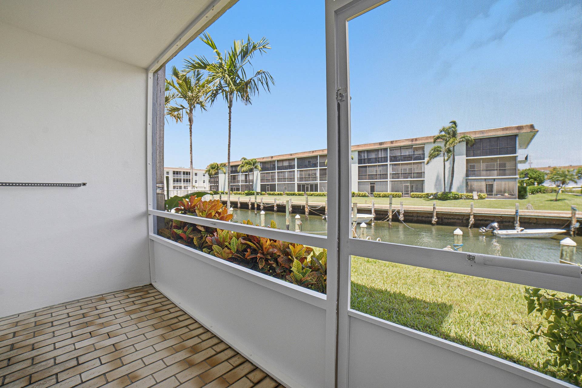 111 Doolen Court, #110, North Palm Beach, FL 33408 Screened In Patio off Master