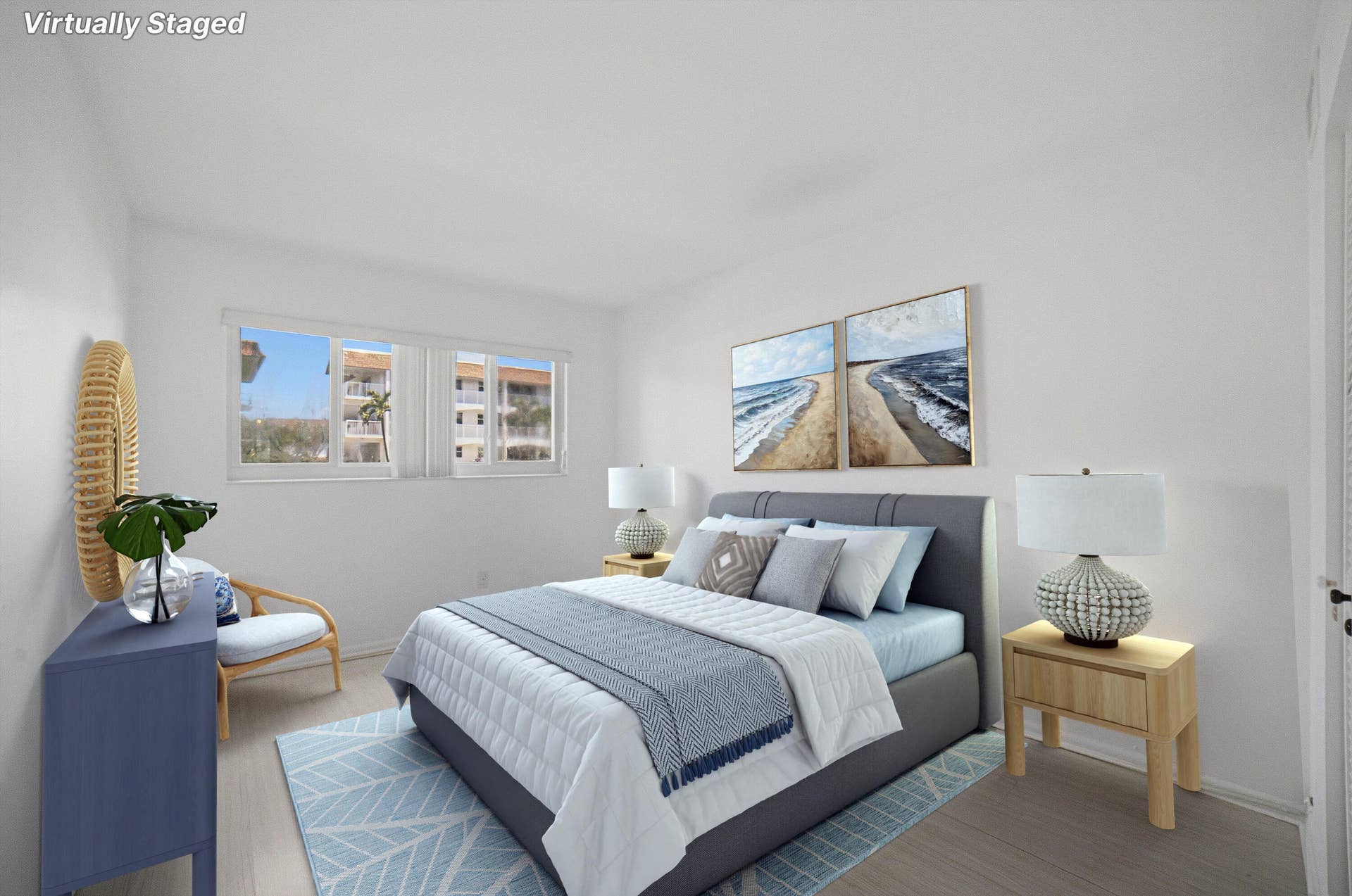 111 Doolen Court, #110, North Palm Beach, FL 33408 Virtually Staged 2nd Bedroom