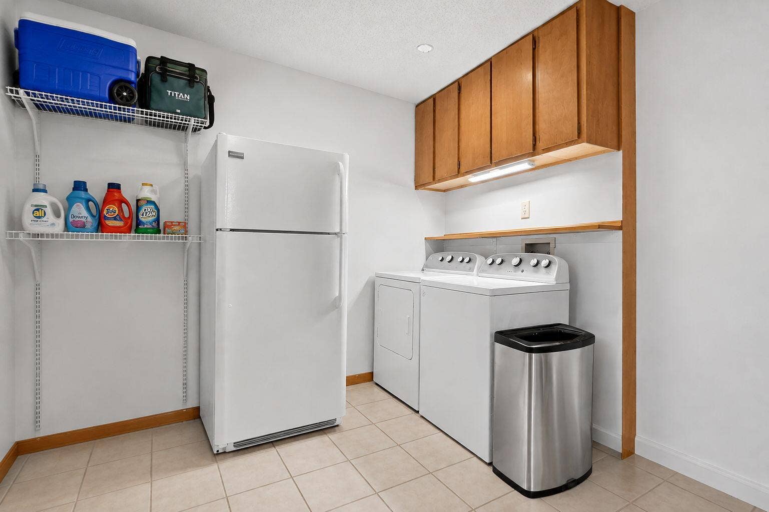 Whirlpool, full sized washer and dryer.