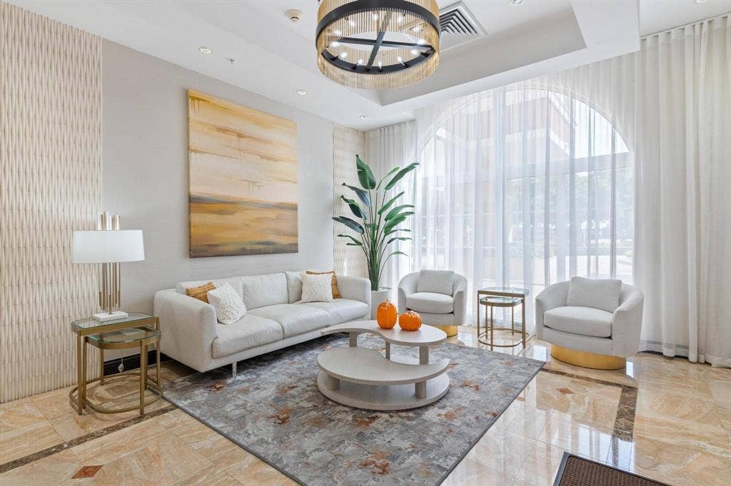 2001 N OCEAN Boulevard, #1106, Fort Lauderdale, FL 33305 North Tower Lobby ...