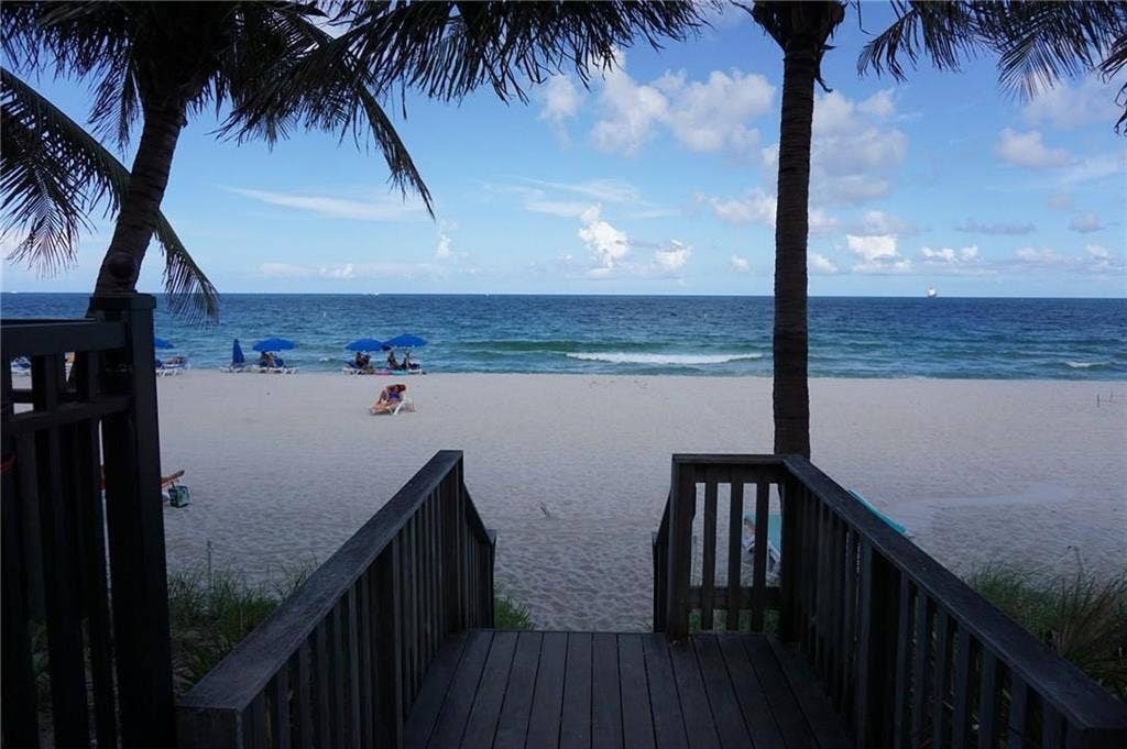 2001 N OCEAN Boulevard, #1106, Fort Lauderdale, FL 33305 Beach chairs provided by concierge ...