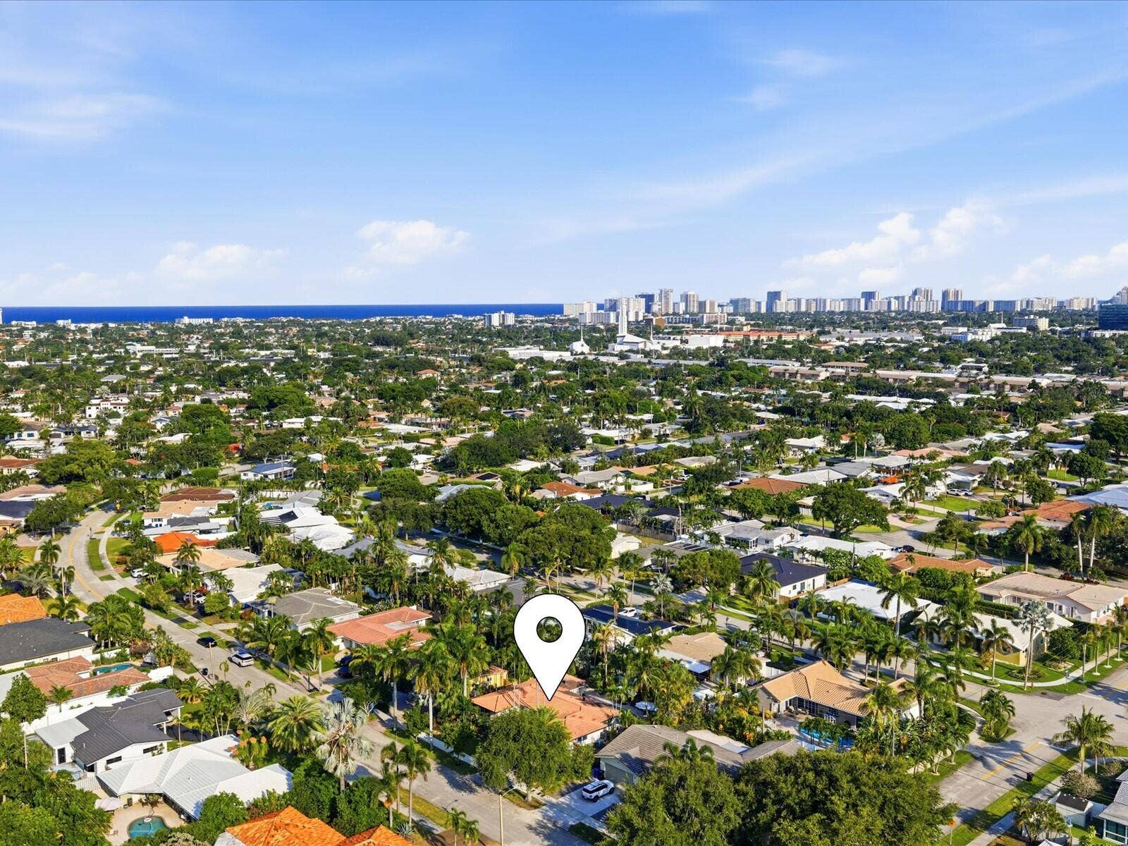 2010 NE 59th Place, Fort Lauderdale, FL 33308 aerial