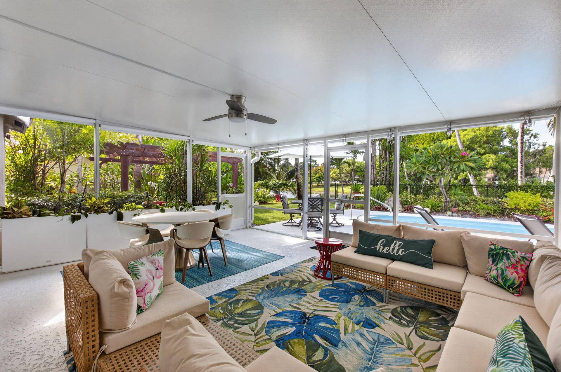 3864 Satin Leaf Court, Delray Beach, FL 33445 Great Covered/Screen Patio