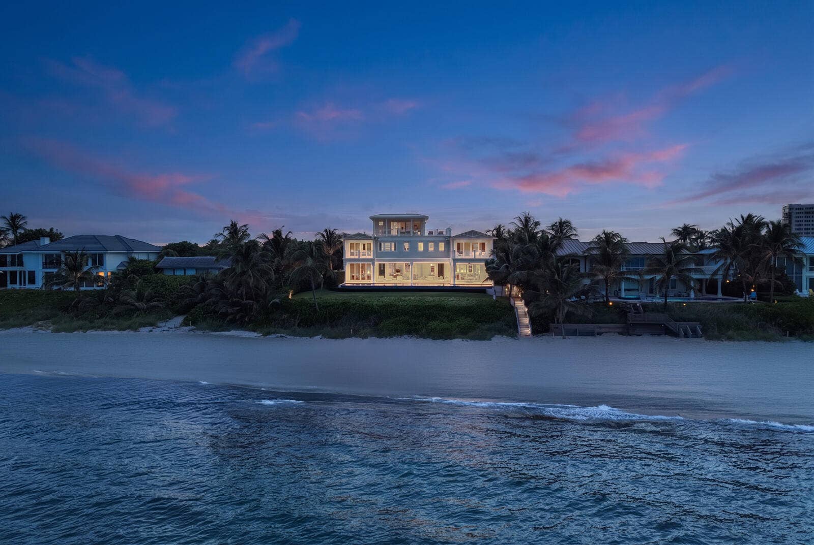 4101 S Ocean Boulevard, Highland Beach, FL 33487 Aerial Beachfront