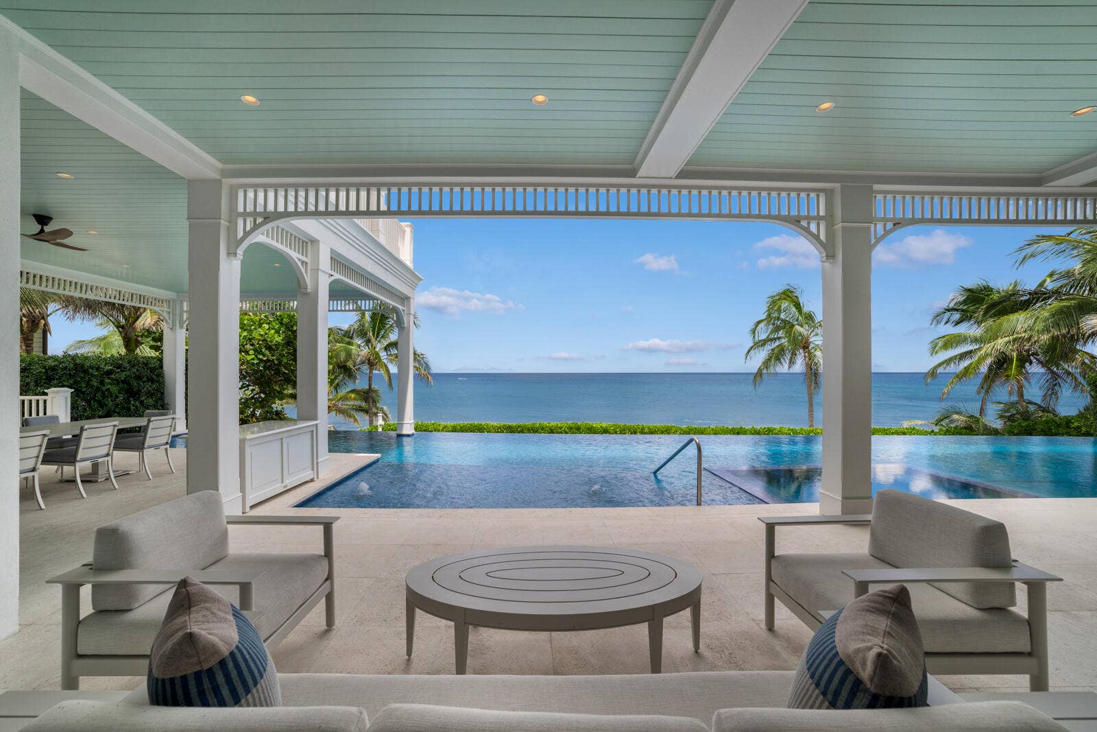 4101 S Ocean Boulevard, Highland Beach, FL 33487 Loggia & Pool