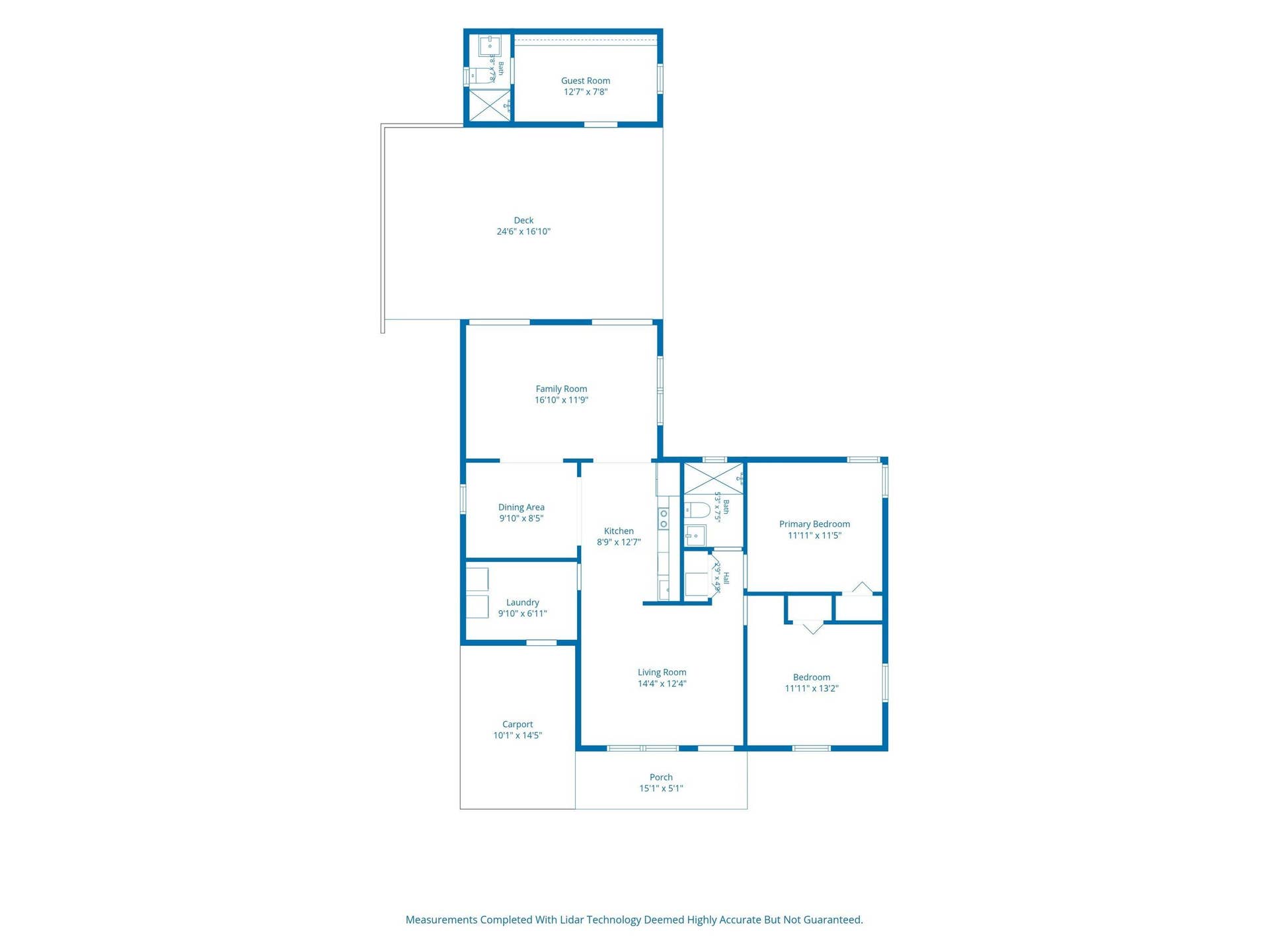 5296 NE 2nd Terrace, Oakland Park, FL 33334 Floor Plan