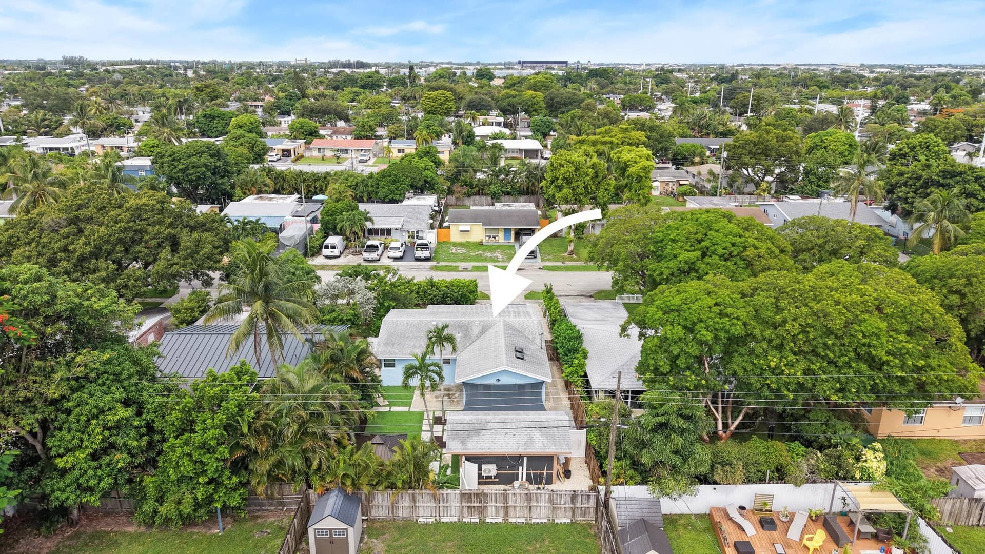 5296 NE 2nd Terrace, Oakland Park, FL 33334 Aerial View