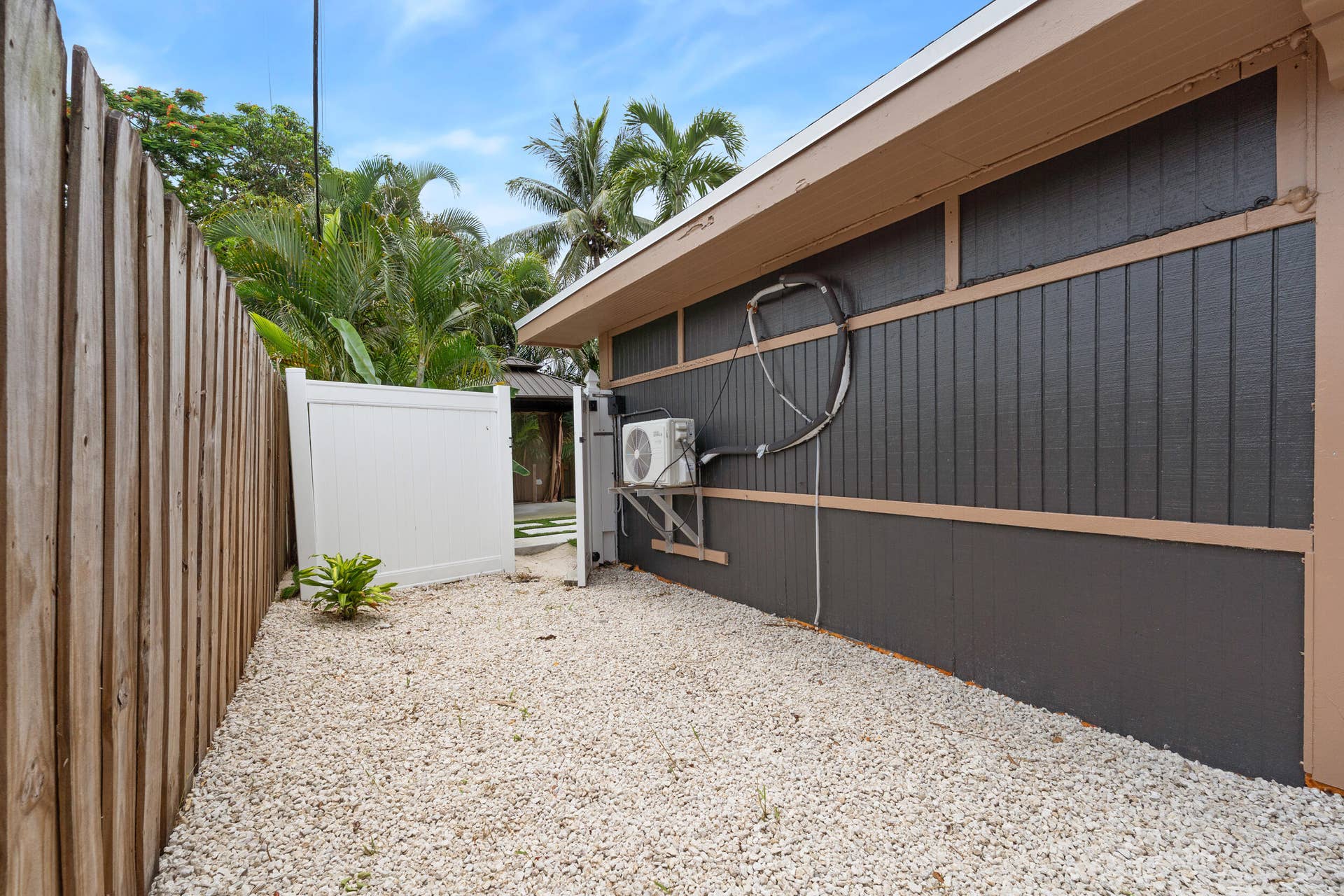 5296 NE 2nd Terrace, Oakland Park, FL 33334 Gravel Storage behind Accessory Building