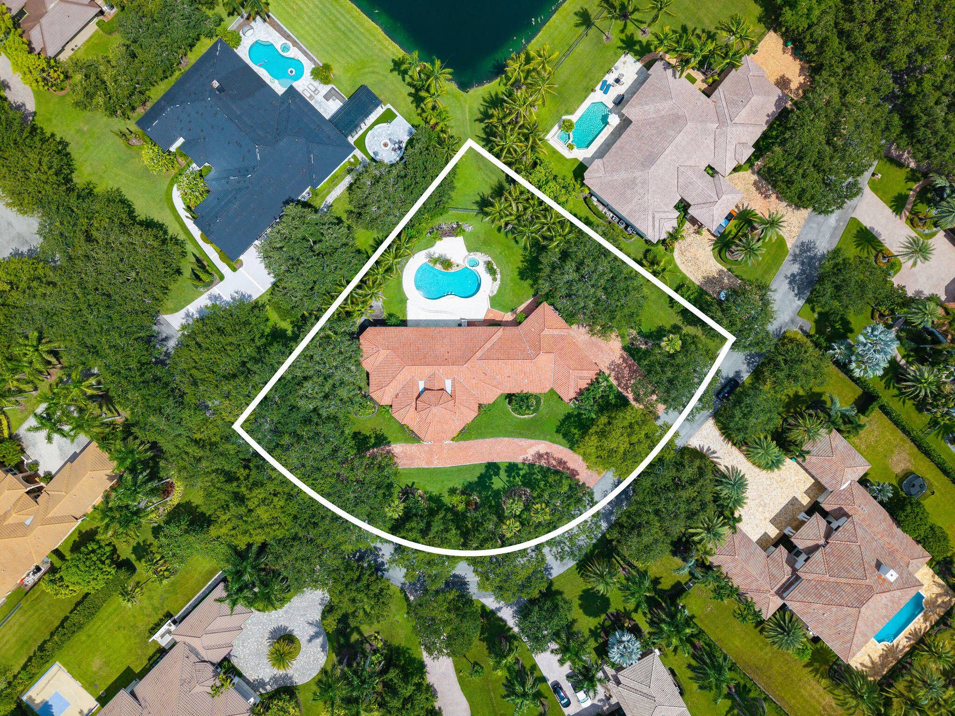4051 E Ridgeview Drive, Davie, FL 33330 AERIAL VIEW