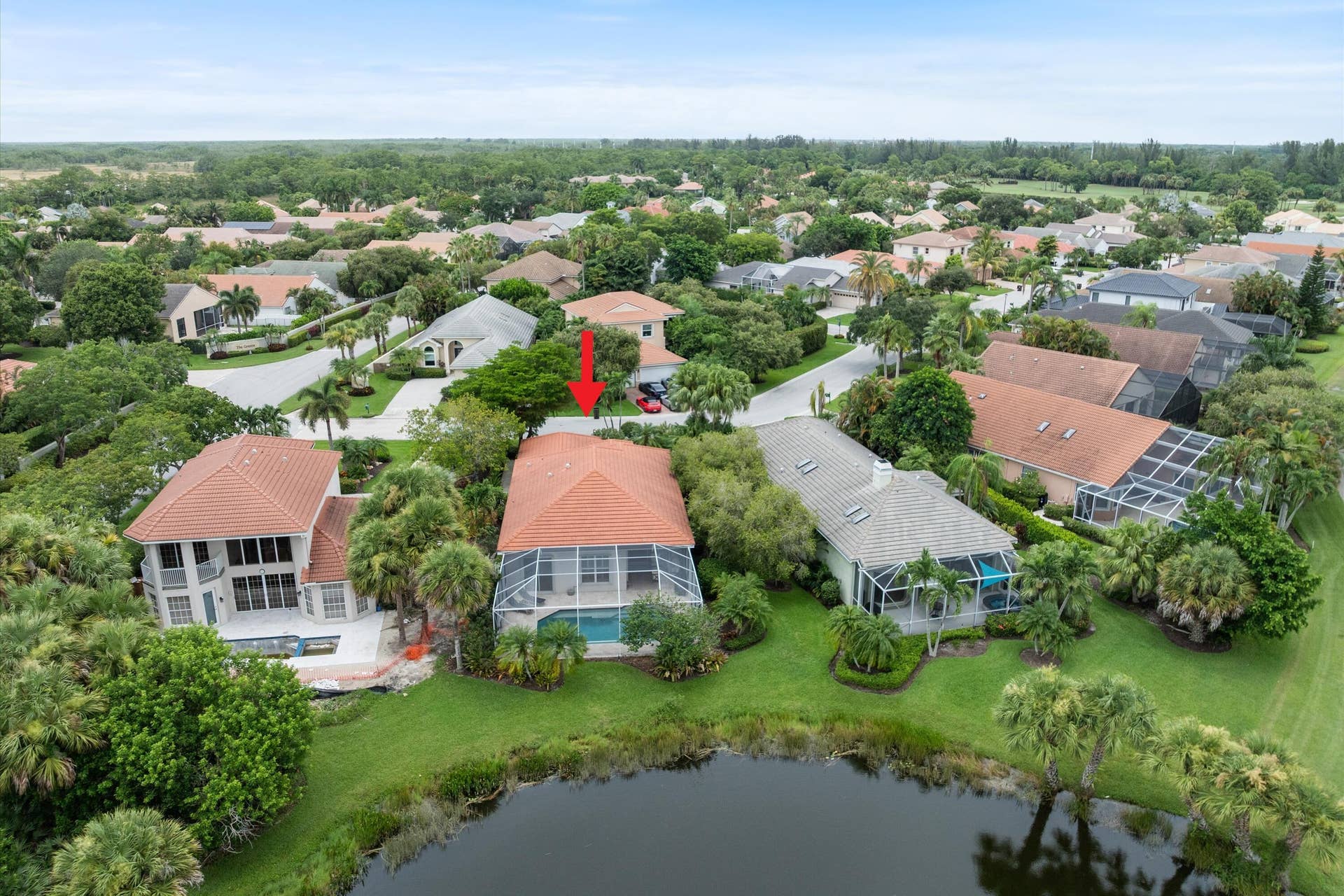 8170 Bob-O-Link Drive, West Palm Beach, FL 33412 lake / golf course view