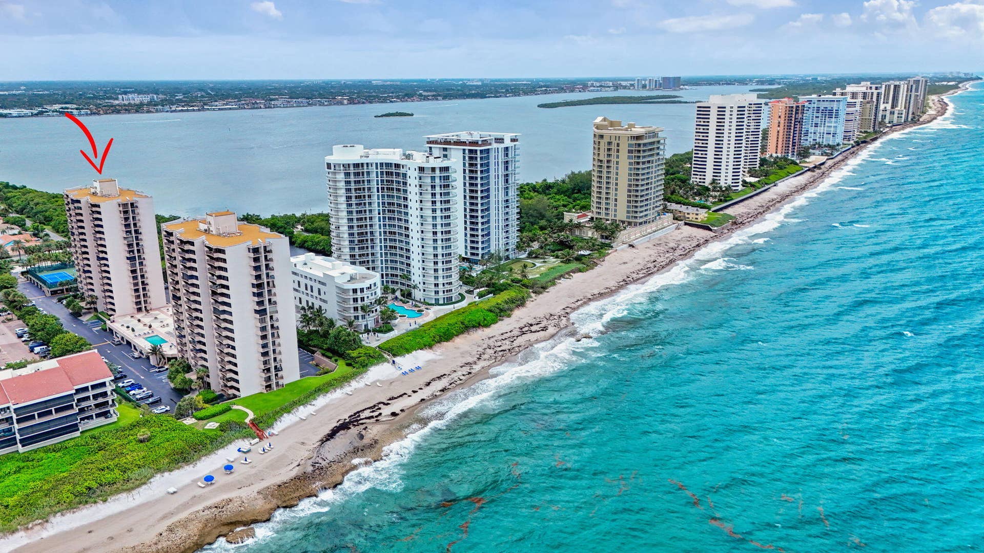 4200 N Ocean Drive, #2-1601, Singer Island, FL 33404 Aerial