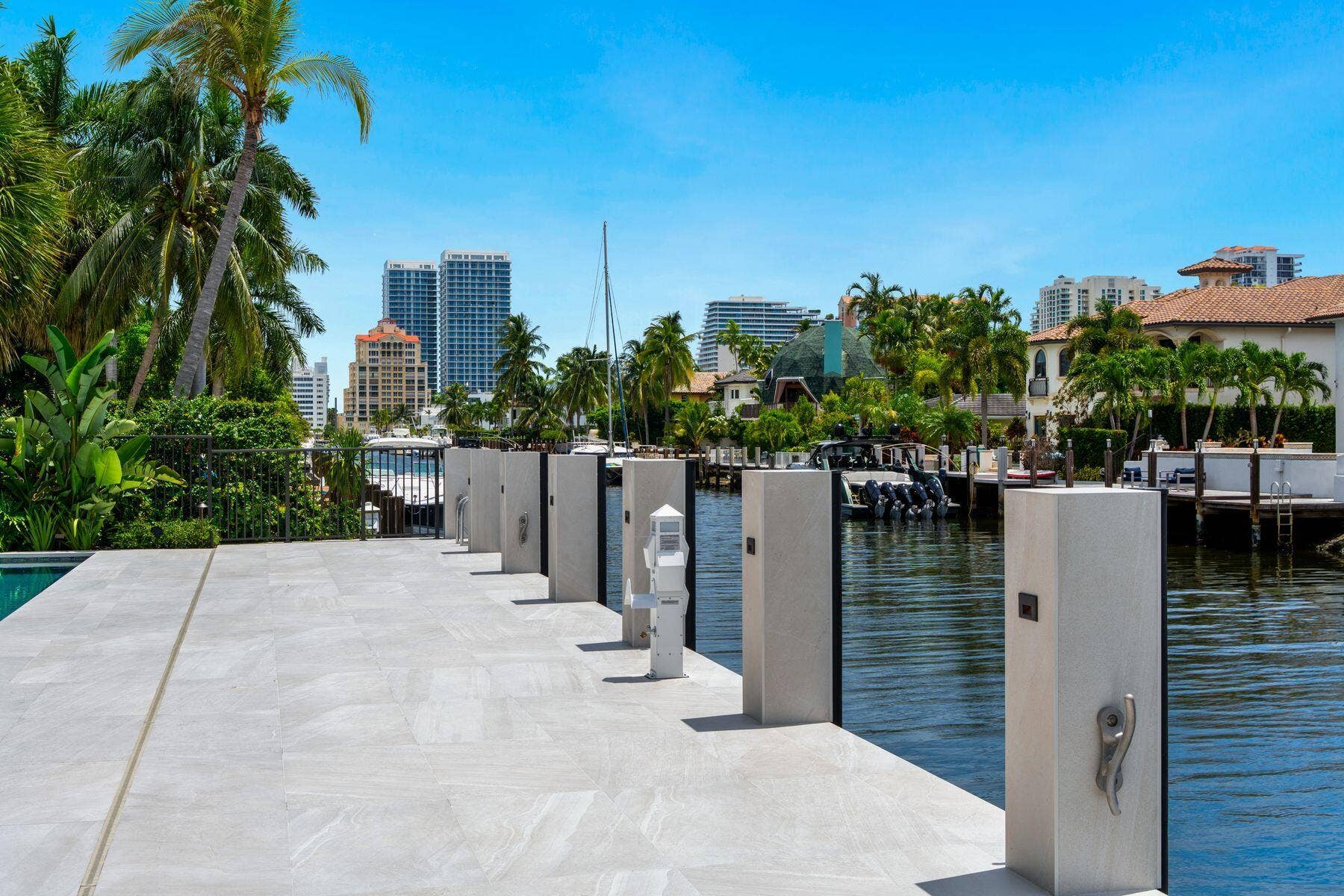 Elevated Concrete Dock | Power & Water