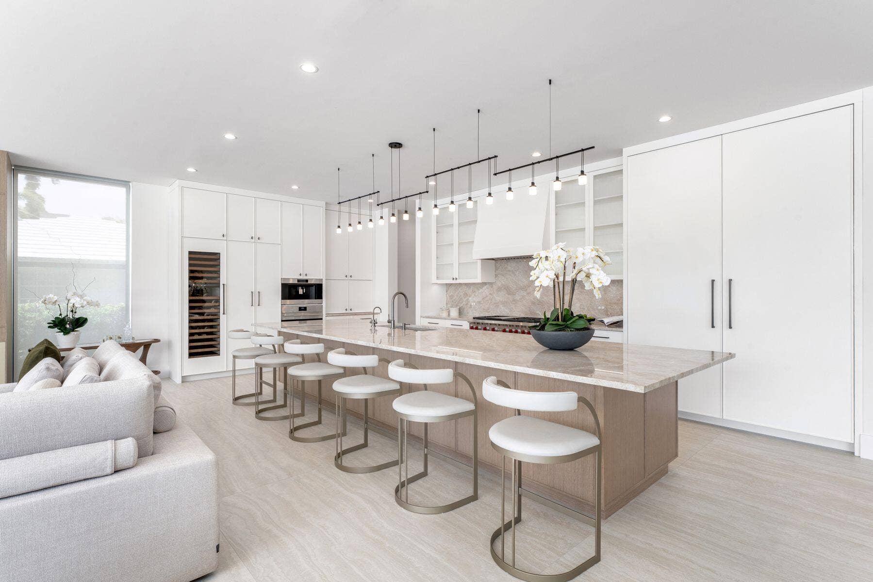 Oversized Island Designed for Gathering