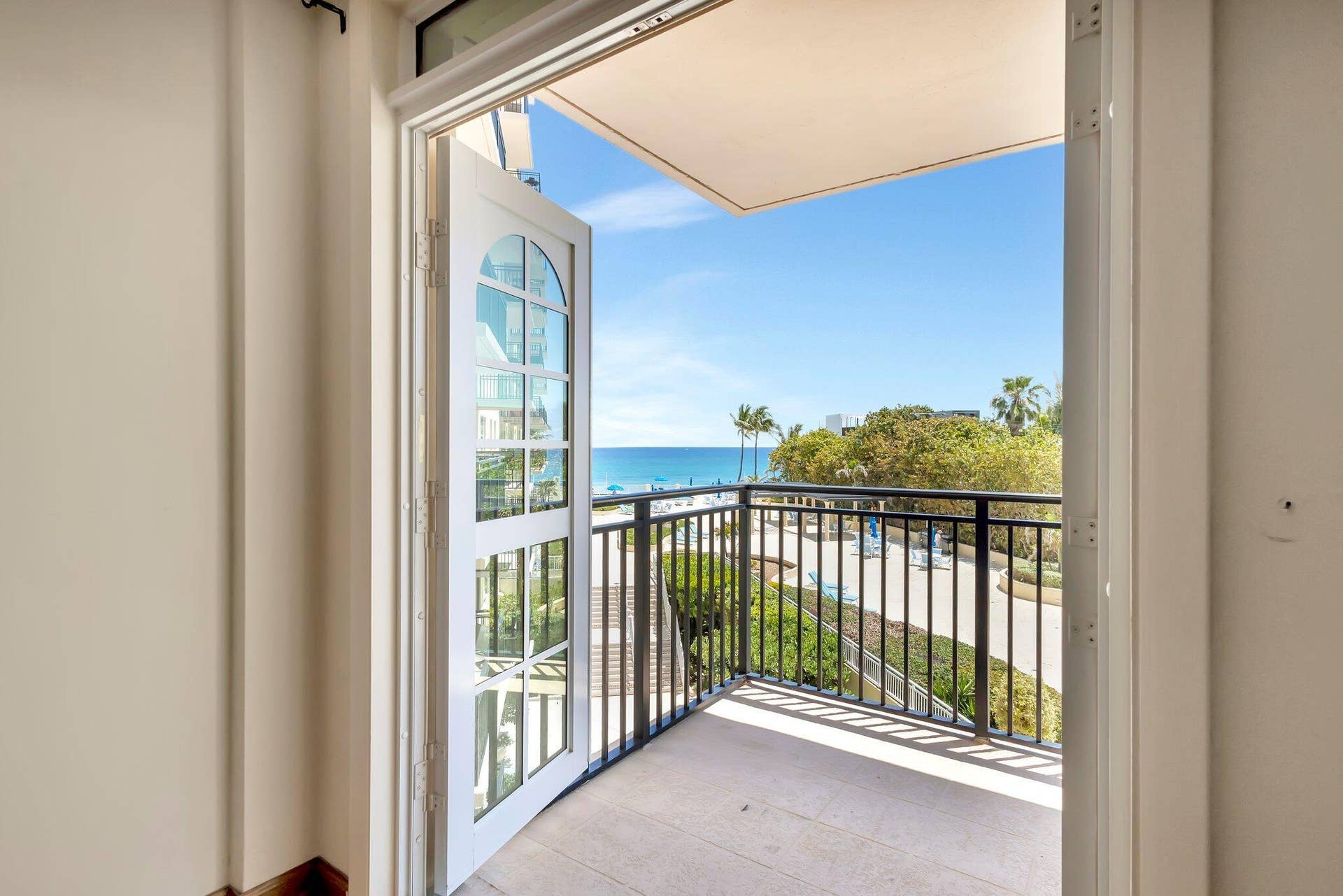 To balcony