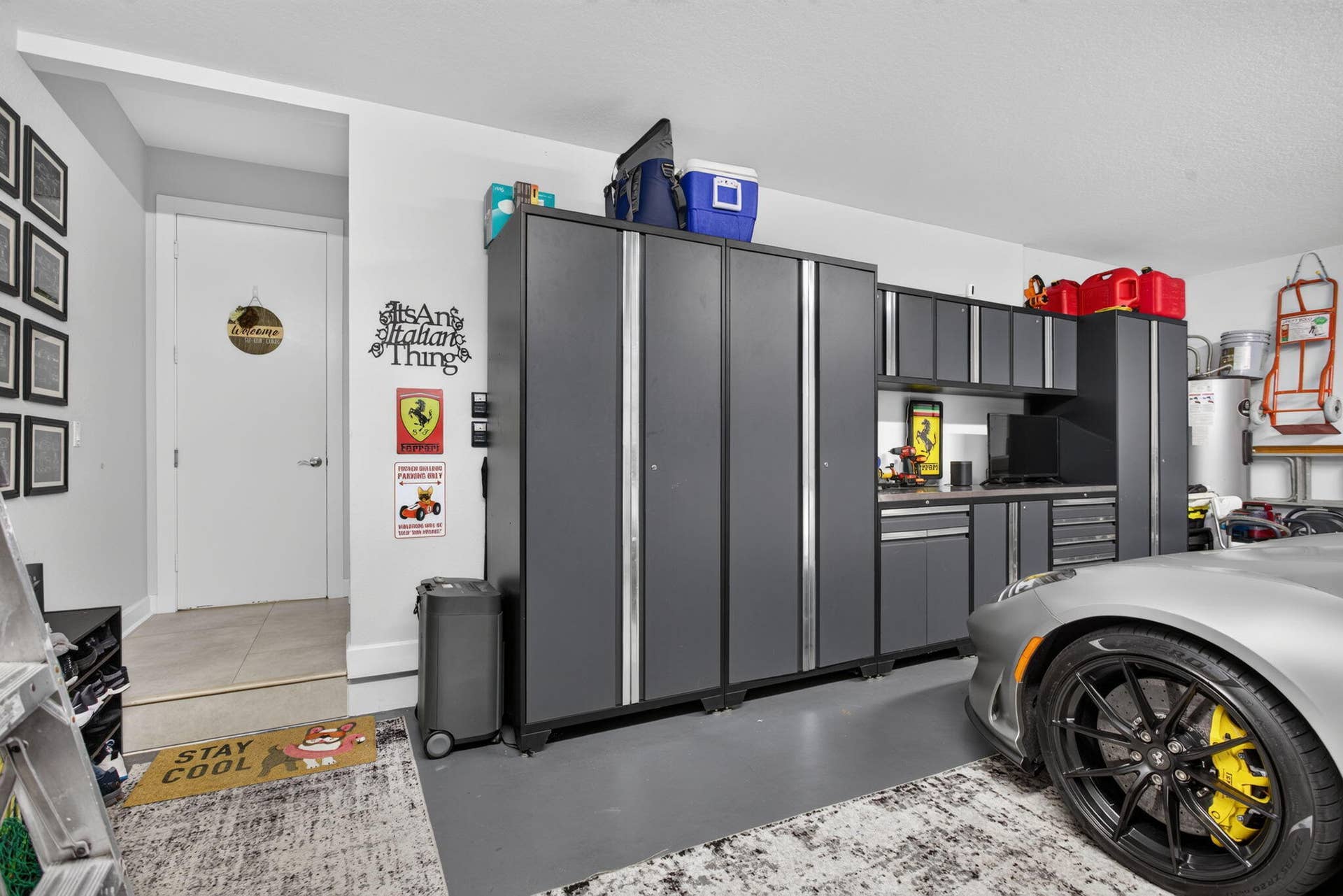 577 NW 120TH Drive, Coral Springs, FL 33071 Garage lovers dream with built in storage and electrical upgrades and EV charging