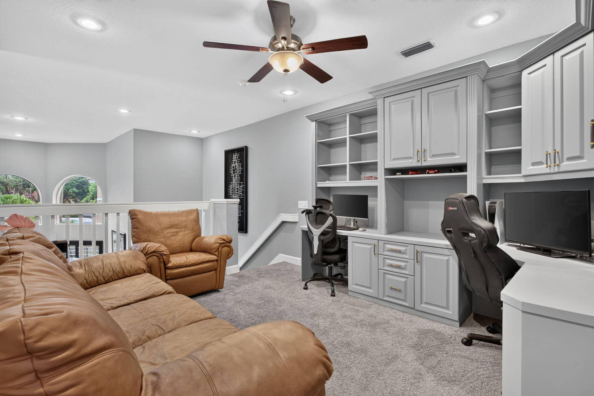 577 NW 120TH Drive, Coral Springs, FL 33071 Second floor loft with two built-in desks