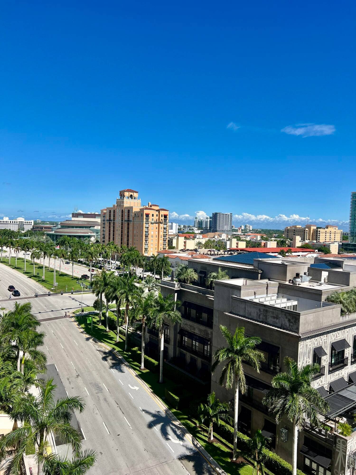 West view from terrace
