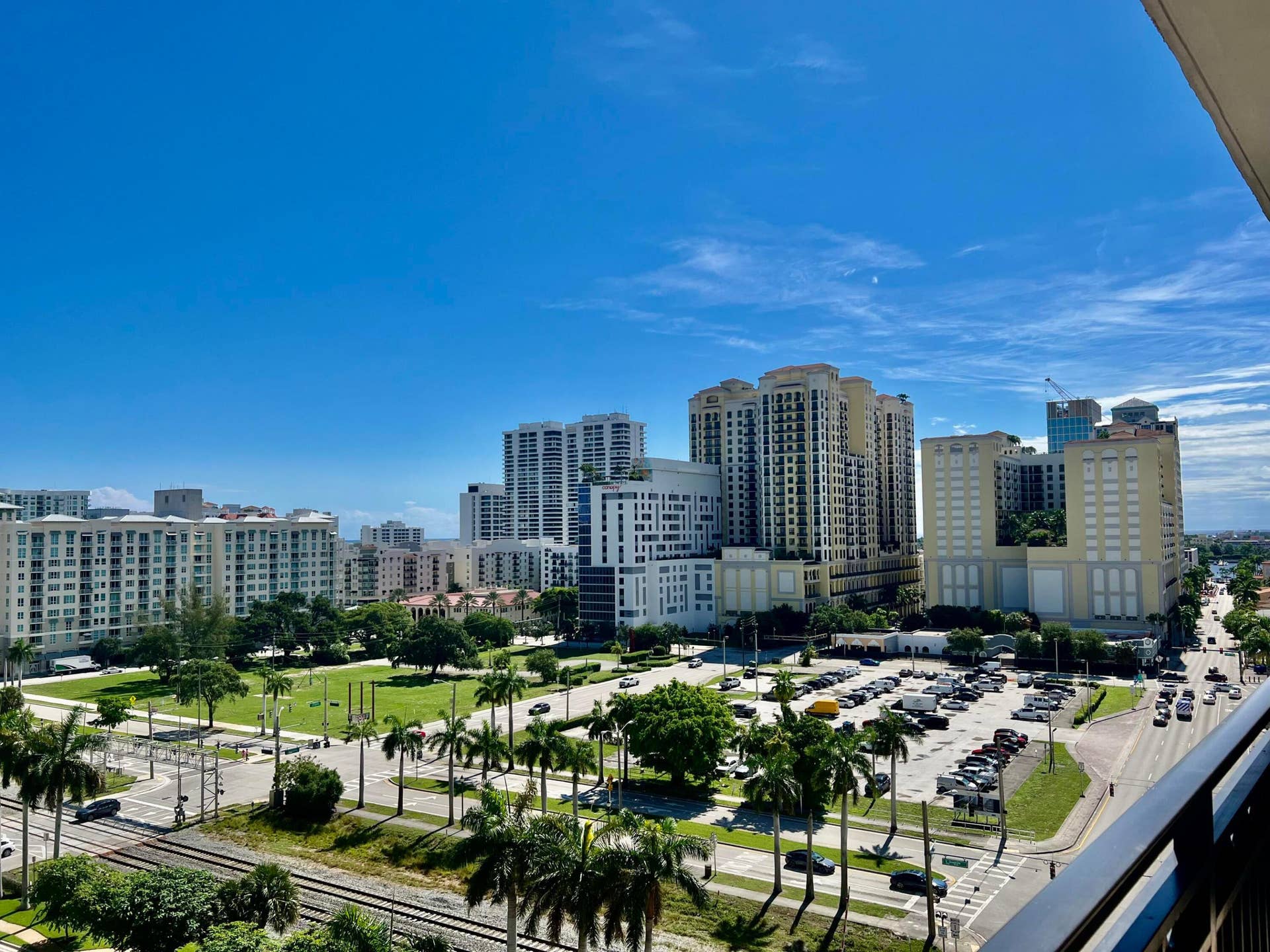 East view from terrace