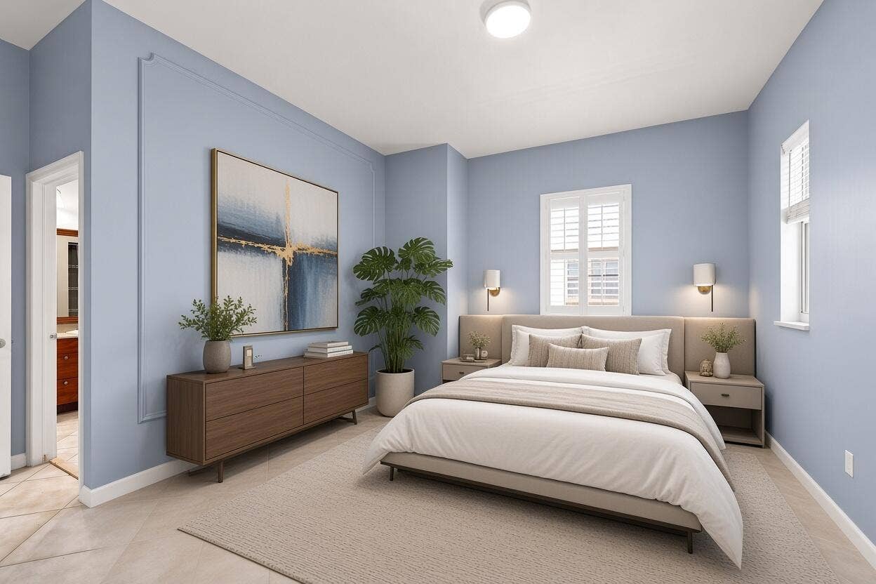 2332 Vintage Drive, Lighthouse Point, FL 33064 Staged Primary Bed