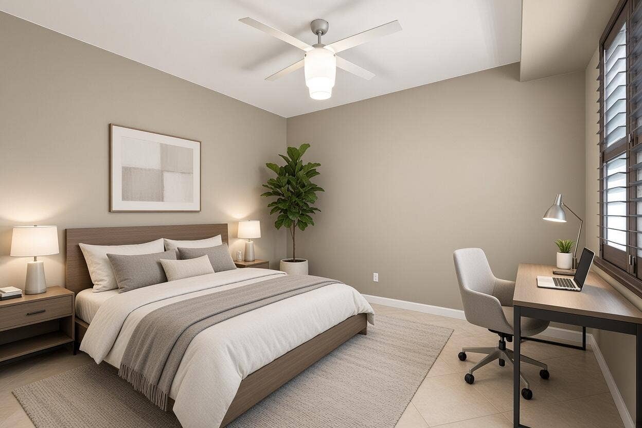 2332 Vintage Drive, Lighthouse Point, FL 33064 staged bed 3