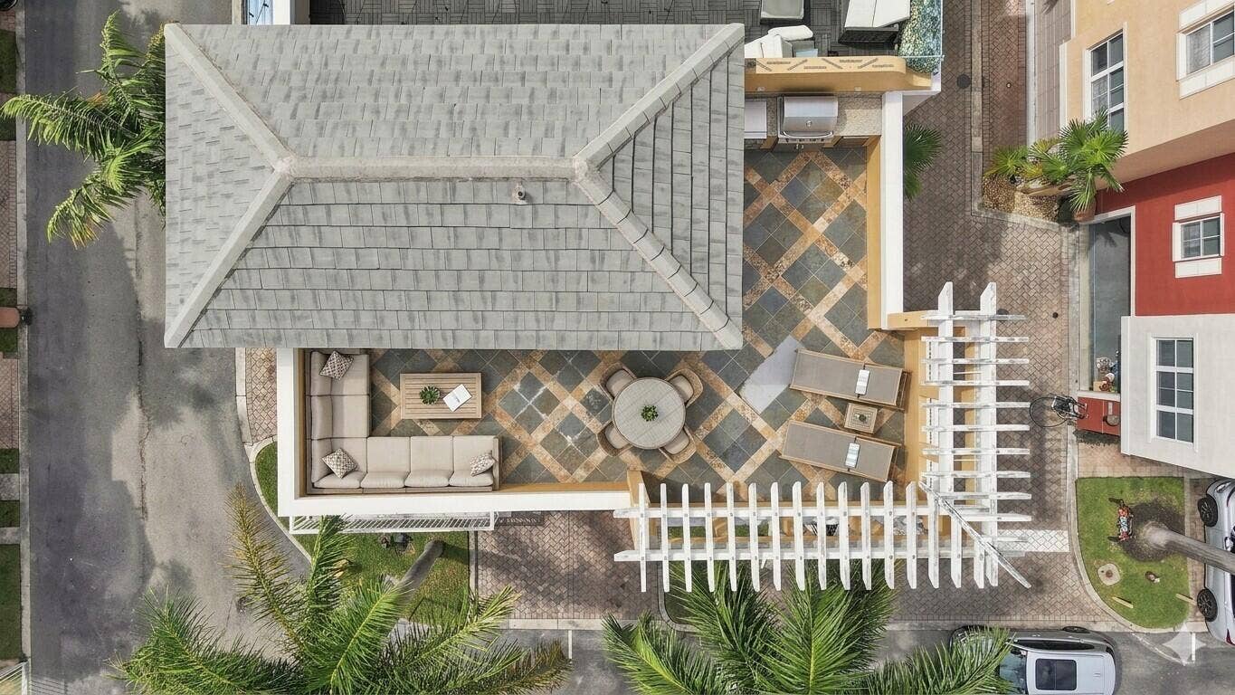 2332 Vintage Drive, Lighthouse Point, FL 33064 Staged Rooftop