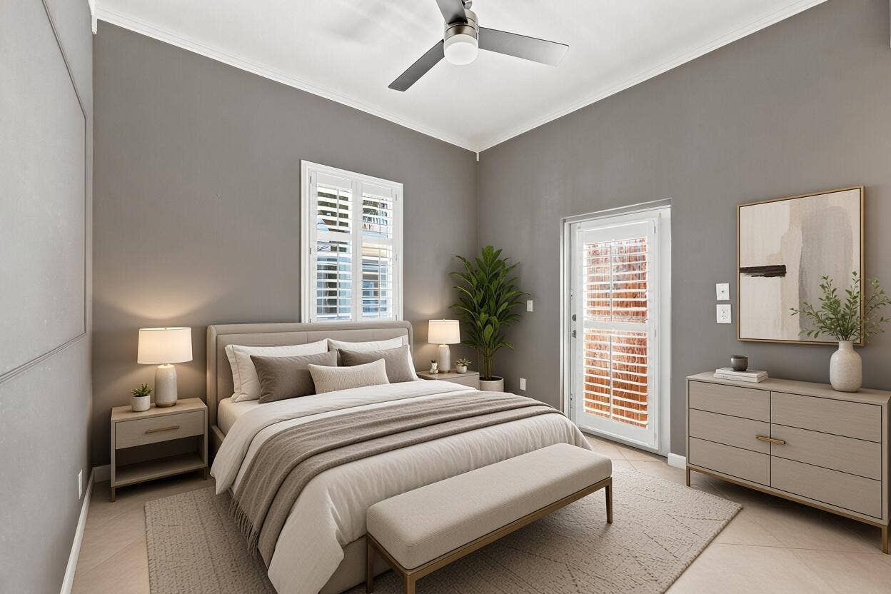 2332 Vintage Drive, Lighthouse Point, FL 33064 Staged Bed 2