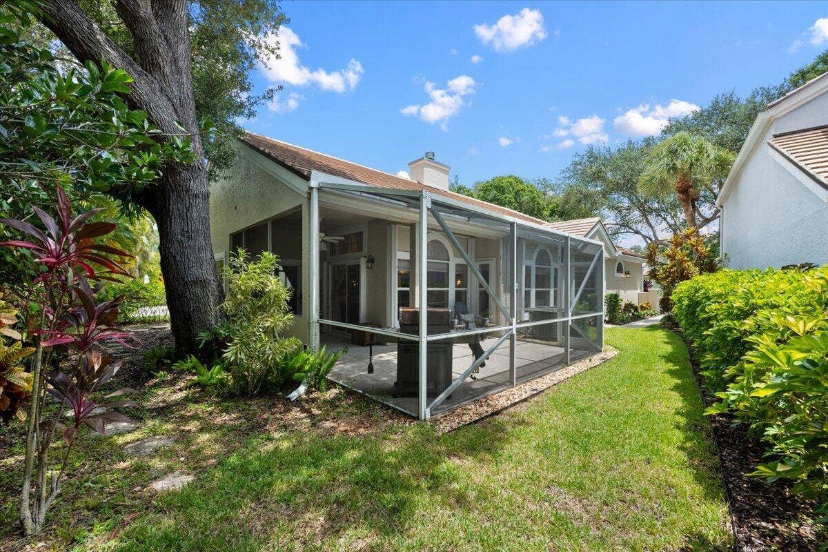 Screened Patio and yard