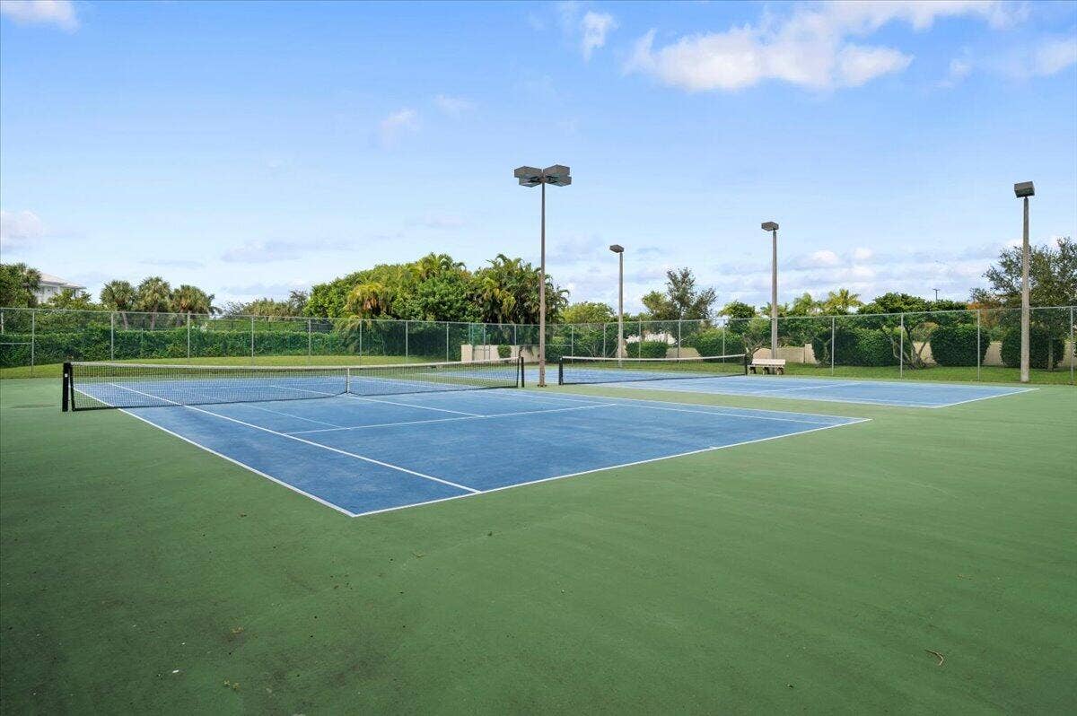 Tennis and pickleball court