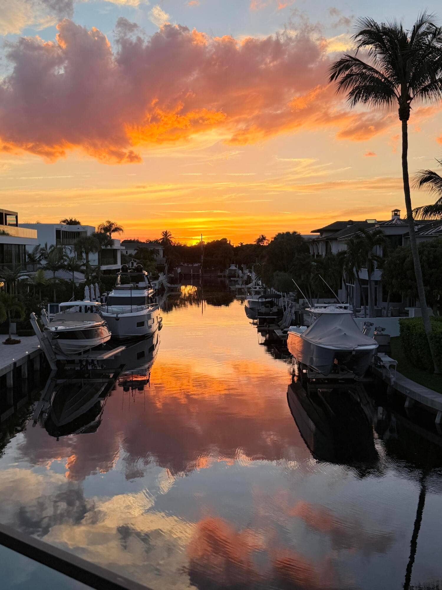 591 Golden Harbour Drive, Boca Raton, FL 33432 Direct Sunset view