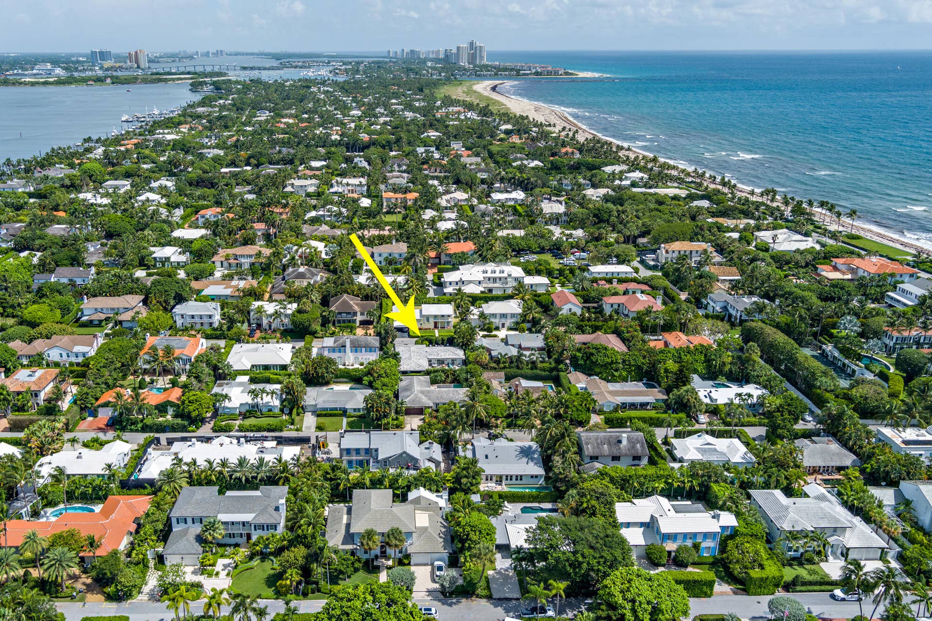 245 COLONIAL Lane, Palm Beach, FL 33480 Aerial