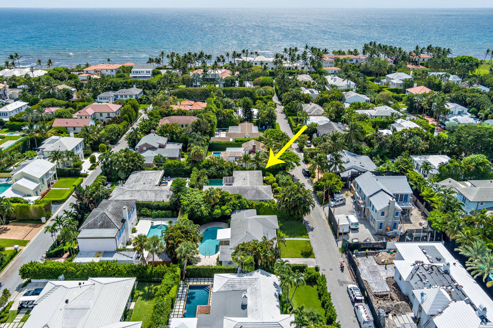 245 COLONIAL Lane, Palm Beach, FL 33480 Aerial